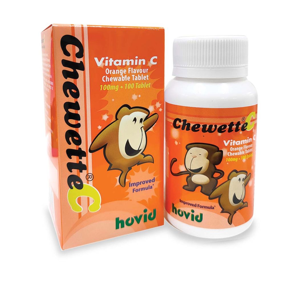Chewette-C 維他命C咀嚼片(橙味) 100粒