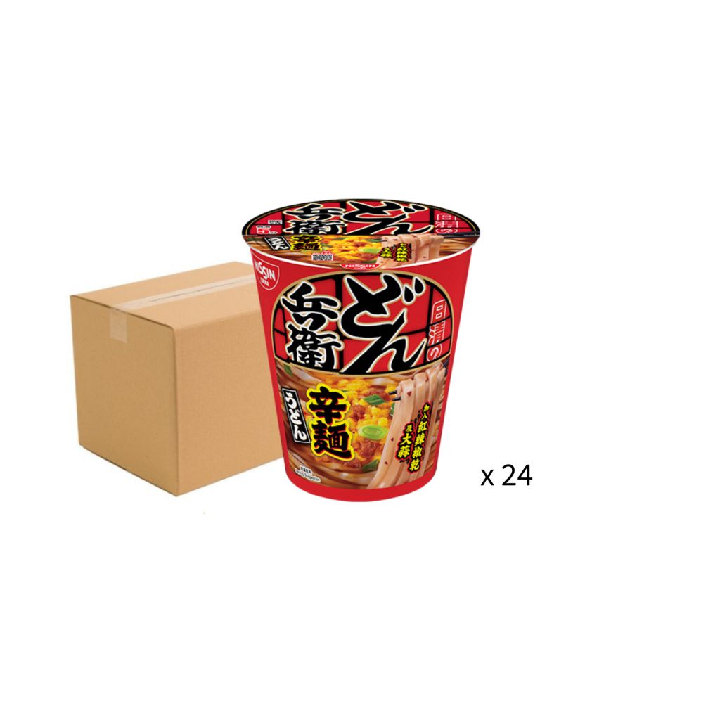 日清咚兵衛辛麵杯烏冬 87g  - 原箱24杯