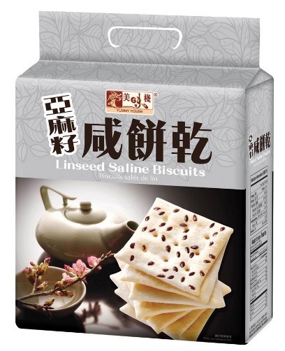 美味棧 亞麻籽咸餅乾 400g