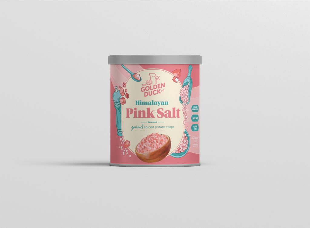 金鴨 喜馬拉雅山粉紅岩鹽味薯片 45克