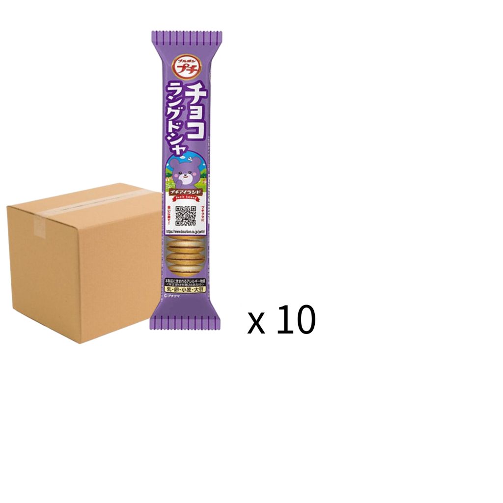 百邦迷你朱古力夾心曲奇 40g x 10條