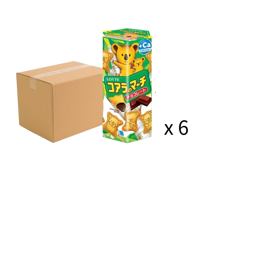 樂天朱古力小熊餅37g x 6盒