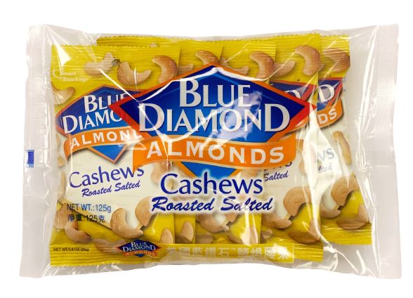 藍鑽石包裝鹽焗腰果25g (5包裝)