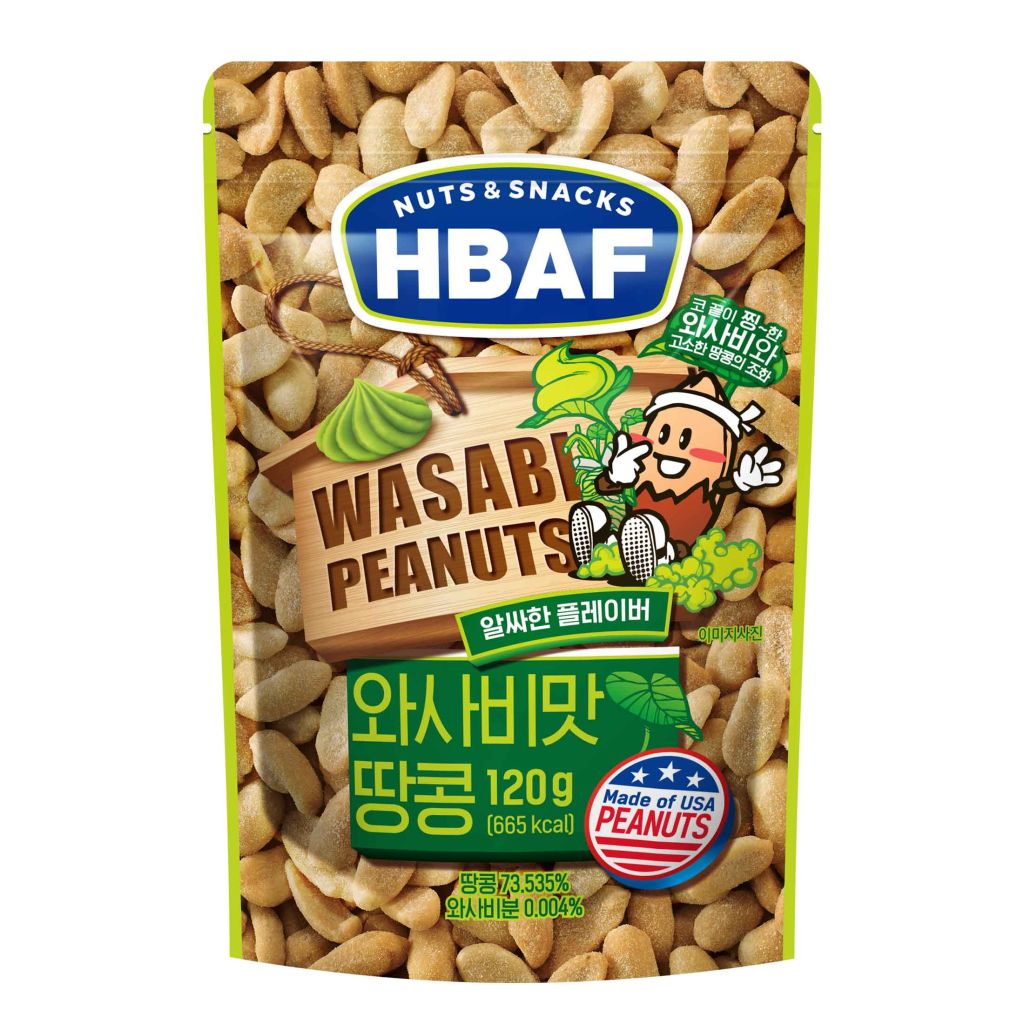 乾焗原粒芥末花生