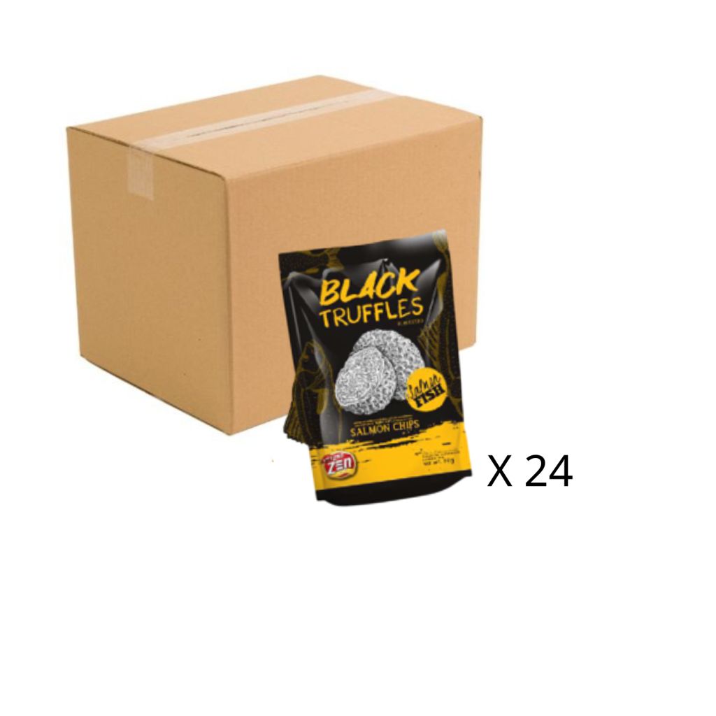 Zen Zen 真!三文魚脆片-黑松露味 70g 原箱24包