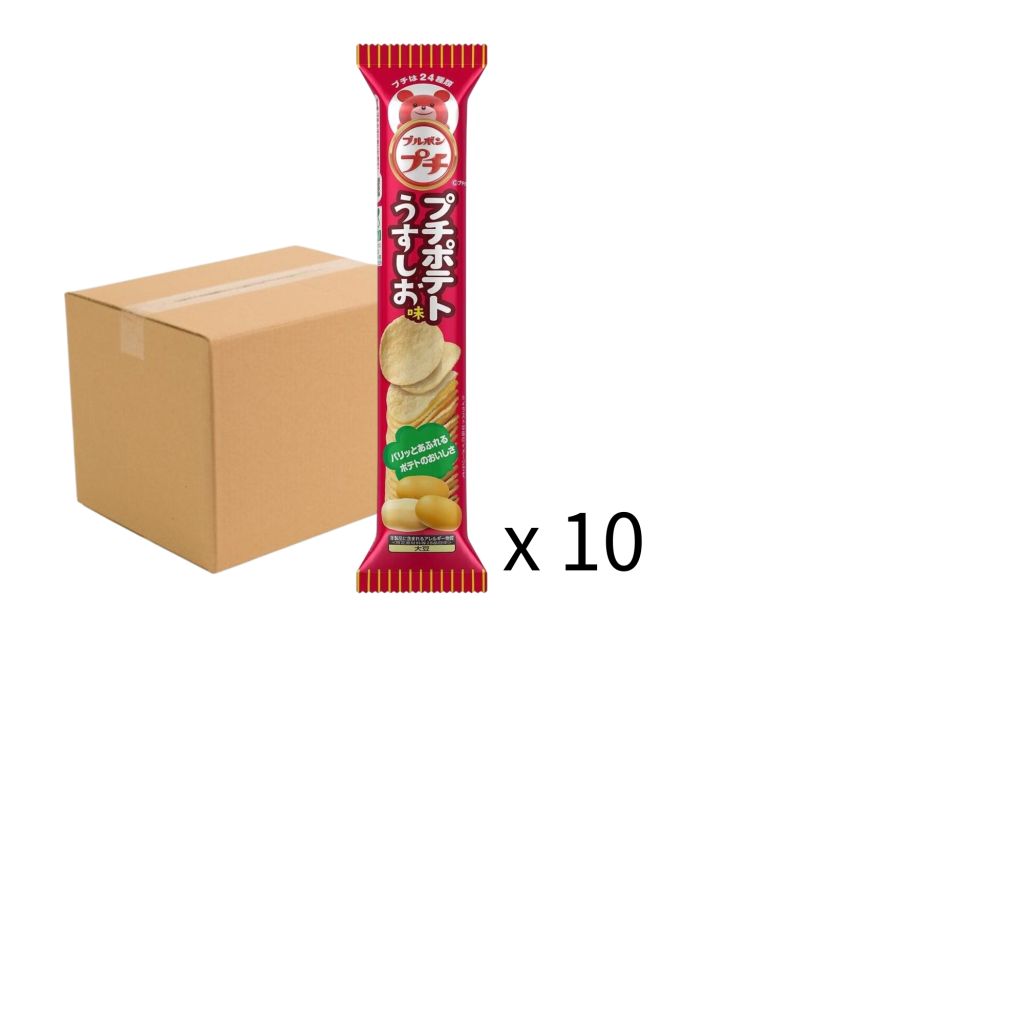 百邦迷你日式輕鹽味薯片 35g x 10條