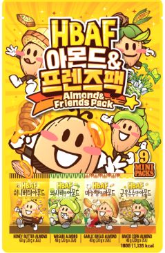 HBAF 蜂蜜牛油杏仁迷你裝 (9小包)