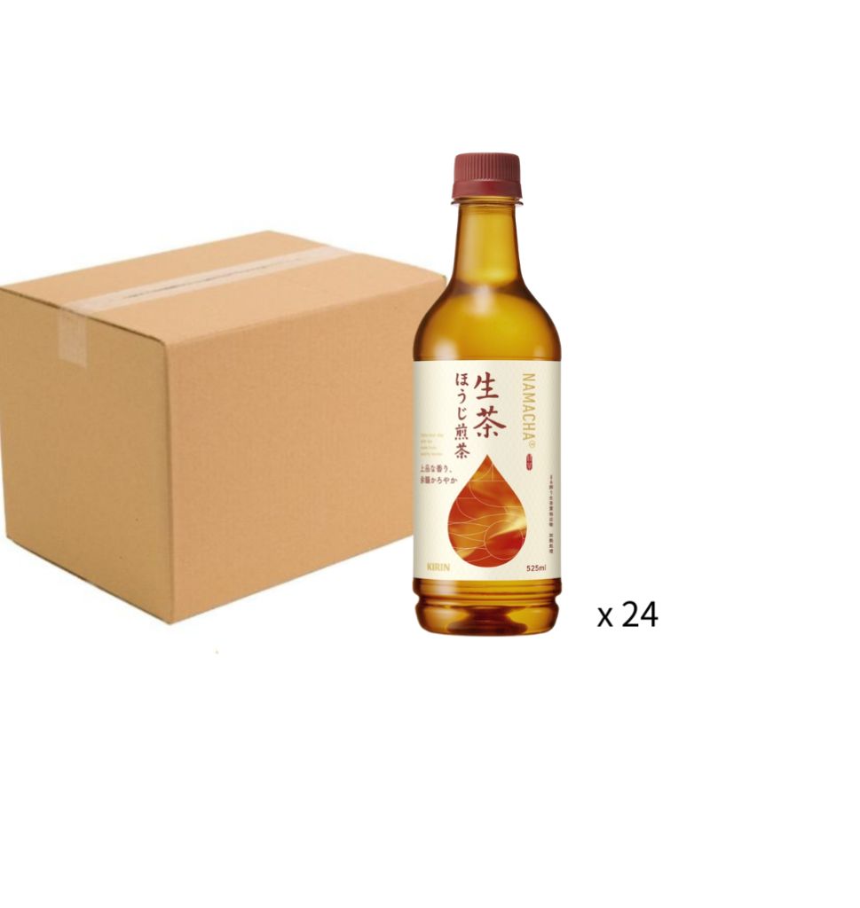 麒麟生茶 焙茶 525ml - 原箱24枝