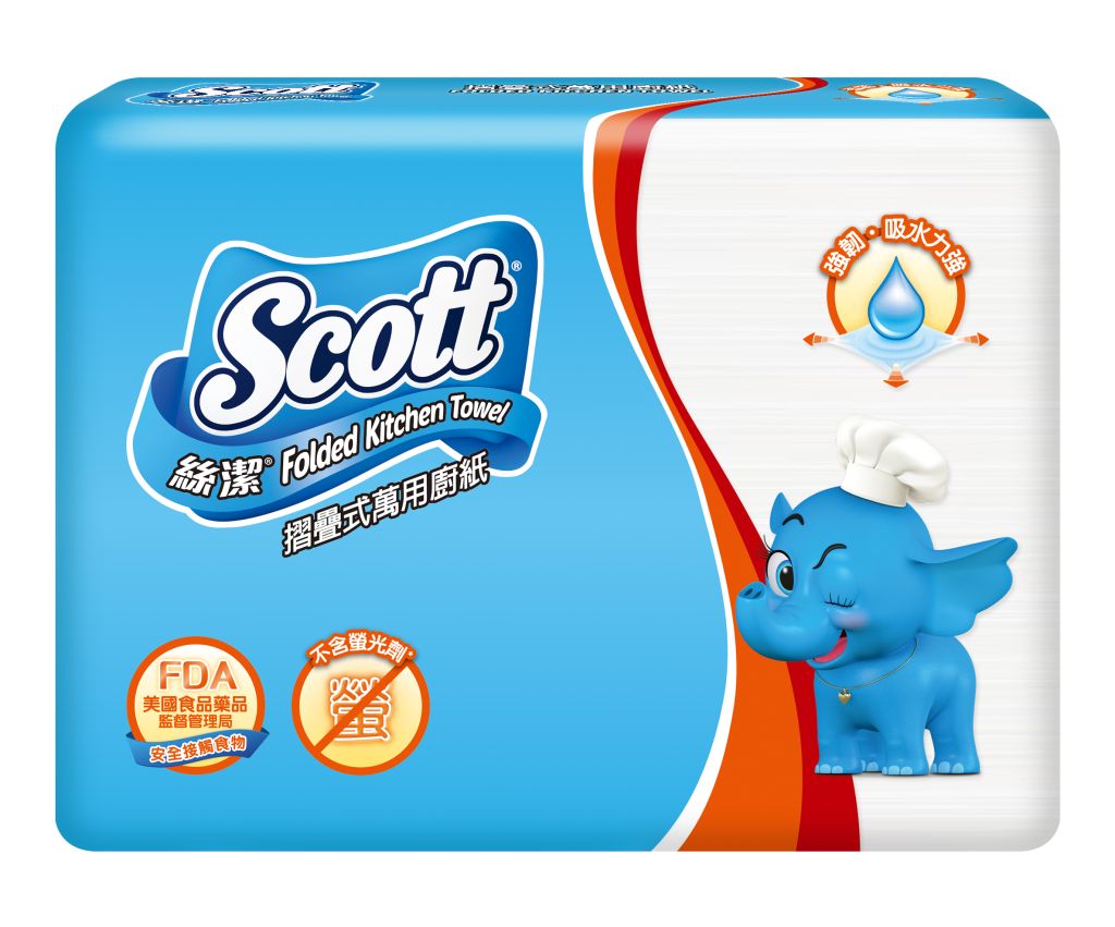 絲潔 摺疊萬用廚紙200張裝